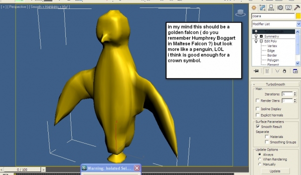 Creation of Crown: Step 8